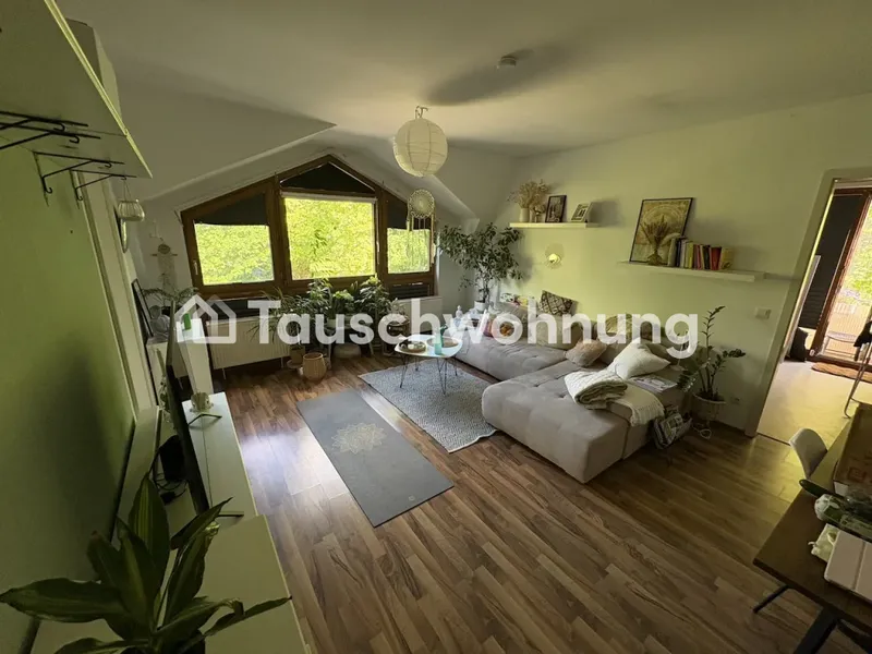 Tauschwohnung: Biete 2-Zi-DG-Whg im Grünen, suche 2-Zi in Fhain/Köpenick — photo 1